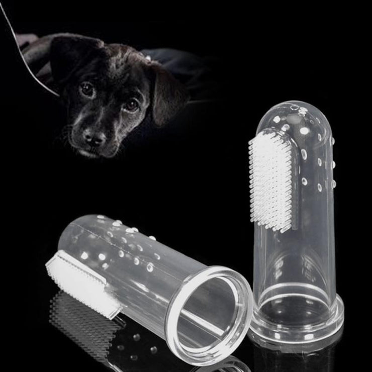 Dog Tooth Brush Finger Fit - thepetvision.com