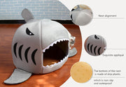 Cat Mat Shark Shape House - thepetvision.com