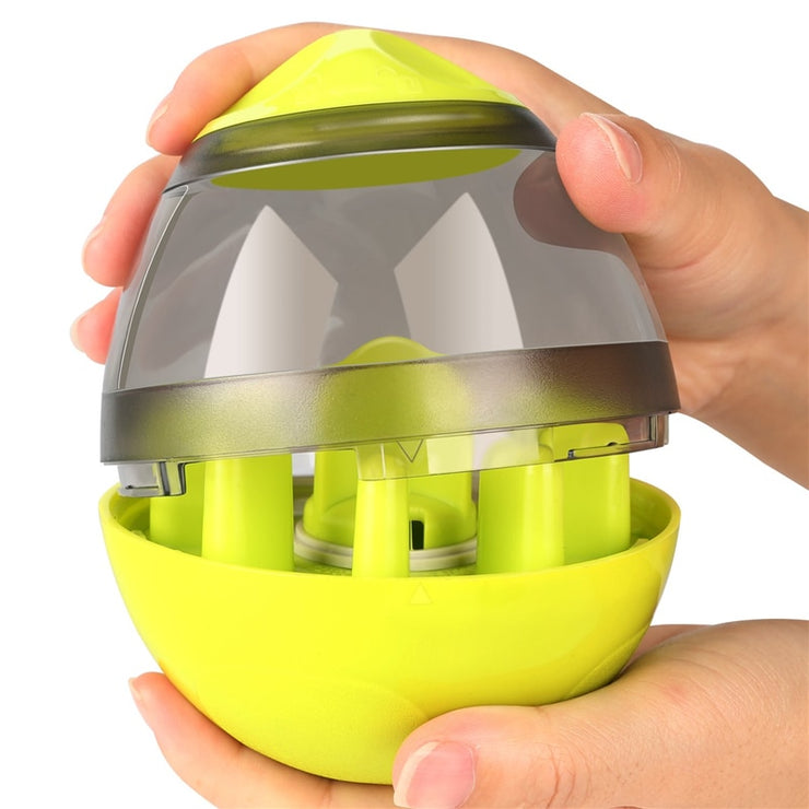 New Interactive Dog Cat Food Treat Ball Bowl Toy - thepetvision.com