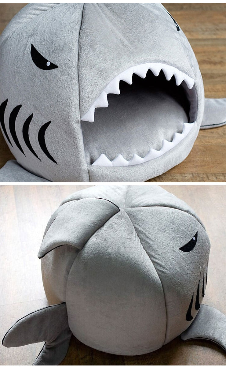 Cat Mat Shark Shape House - thepetvision.com