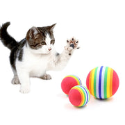 Rainbow Ball Cat Toy - thepetvision.com