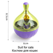 New Interactive Dog Cat Food Treat Ball Bowl Toy - thepetvision.com