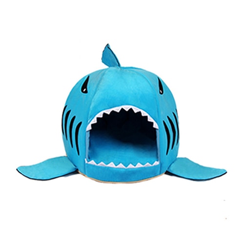 Cat Mat Shark Shape House - thepetvision.com