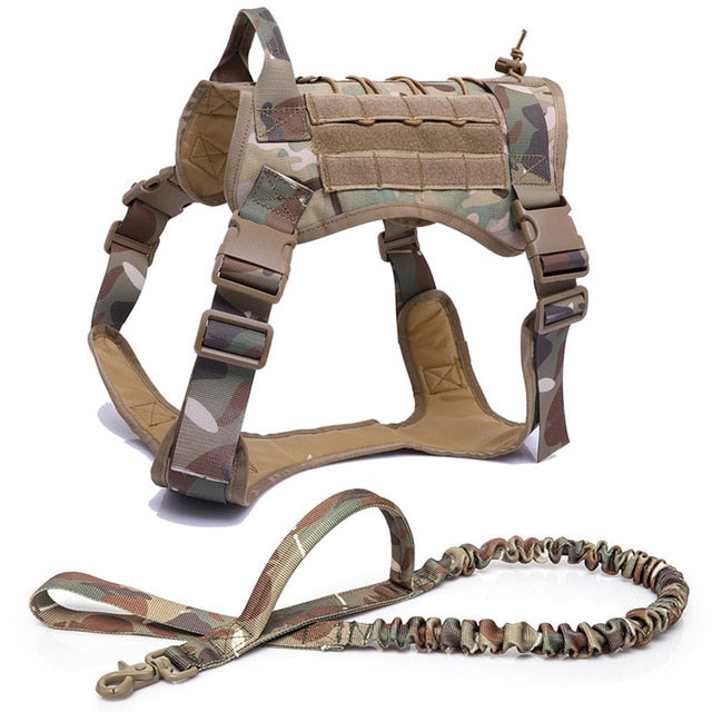 Military Tactical Dog Harness - thepetvision.com