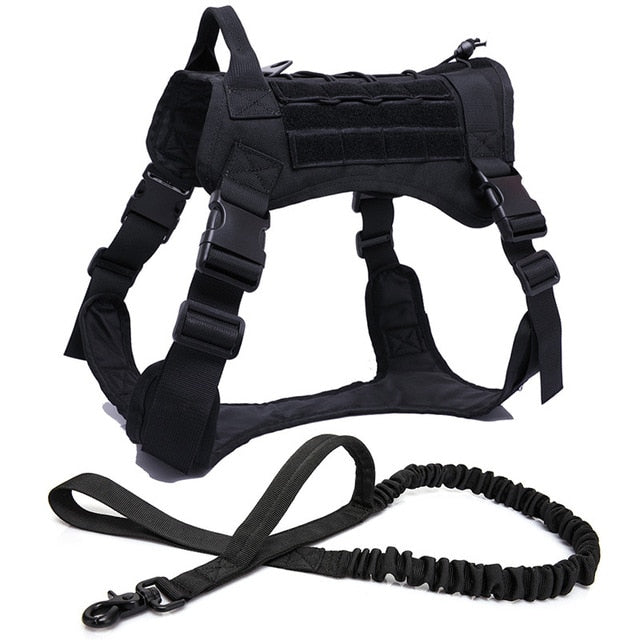 Military Tactical Dog Harness - thepetvision.com