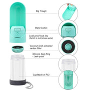 Portable Pet Dog Water Bottle Drinking Bowls - thepetvision.com