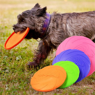 Silicone Flying Saucer Dog Cat Toy - thepetvision.com